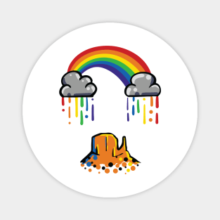 Monument Valley Rainbow Pride Magnet